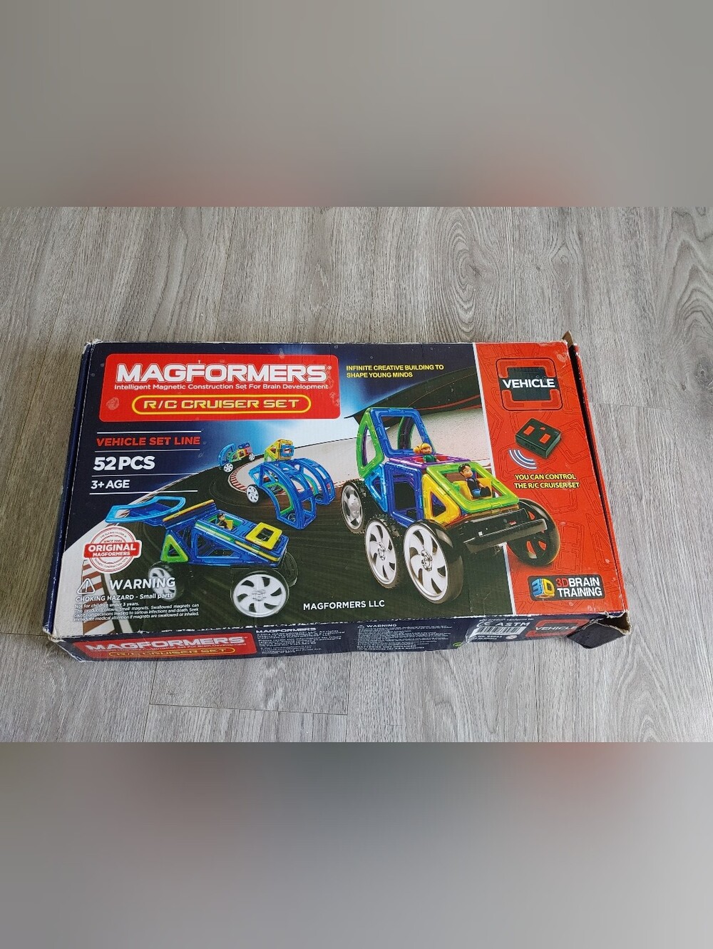 Magformers R/C Cruiser Set - Multicolor 52-Piece Magnetic Vehicle Toy